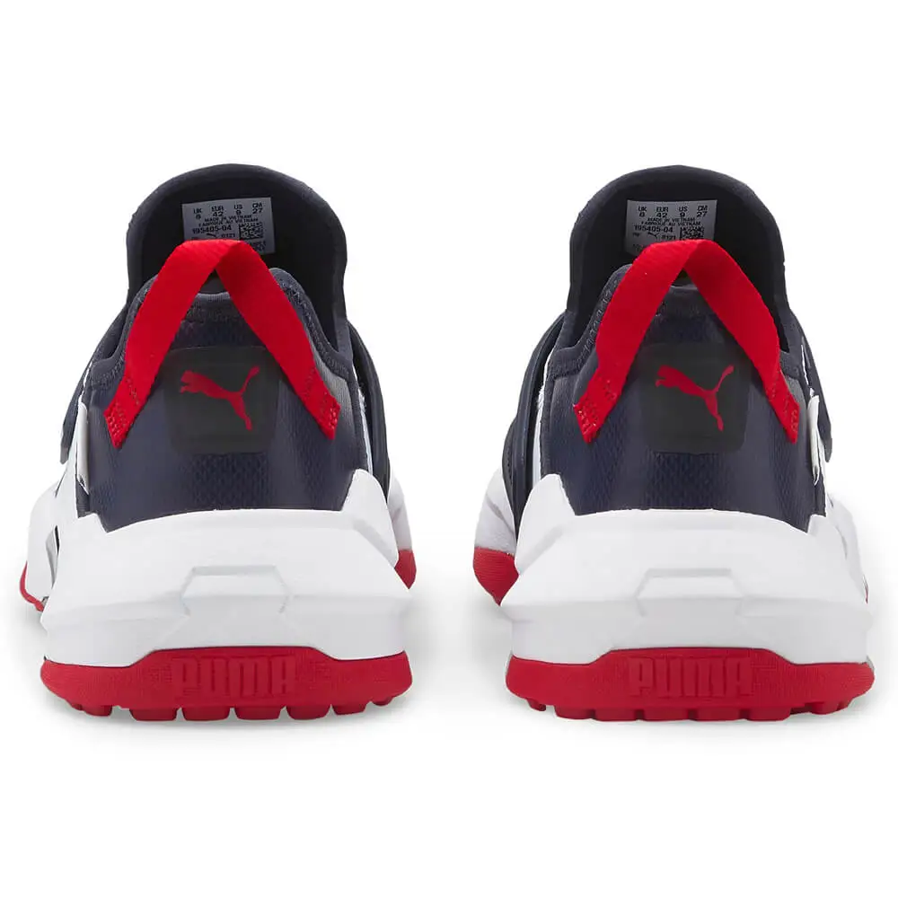 PUMA GS-One Golf Shoes - Puma White/Navy Blazer/Ski Patrol 5 PUMA GS-One Golf Shoes - Puma White/Navy Blazer/Ski Patrol - Image 3