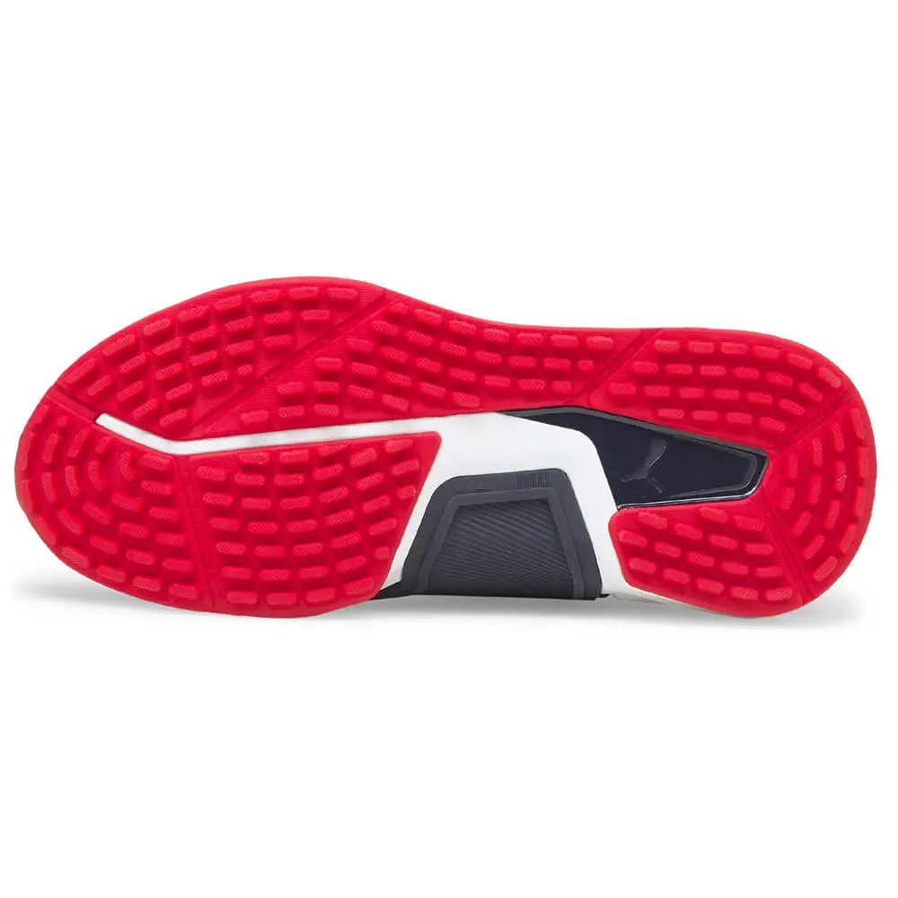 PUMA GS-One Golf Shoes - Puma White/Navy Blazer/Ski Patrol 4 PUMA GS-One Golf Shoes - Puma White/Navy Blazer/Ski Patrol - Image 2