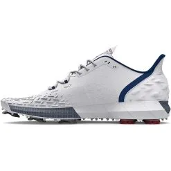 Under Armour HOVR Drive 2 E Golf Shoes - White/Metallic Silver/Academy 9 Under Armour HOVR Drive 2 E Golf Shoes - White/Metallic Silver/Academy -All Wedges Shop 3025078 100 A