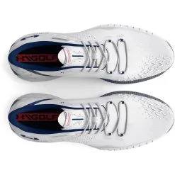 Under Armour HOVR Drive 2 E Golf Shoes - White/Metallic Silver/Academy 10 Under Armour HOVR Drive 2 E Golf Shoes - White/Metallic Silver/Academy -All Wedges Shop 3025078 100 TOE