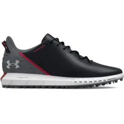 Under Armour HOVR Drive SL 2 Wide Golf Shoes - Black/Pitch Gray/Electric Tangerine