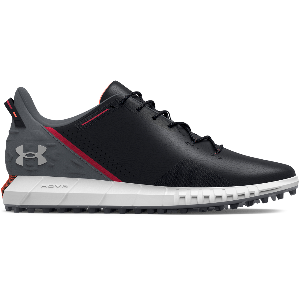 Under Armour HOVR Drive SL 2 Wide Golf Shoes - Black/Pitch Gray/Electric Tangerine 3 Under Armour HOVR Drive SL 2 Wide Golf Shoes - Black/Pitch Gray/Electric Tangerine