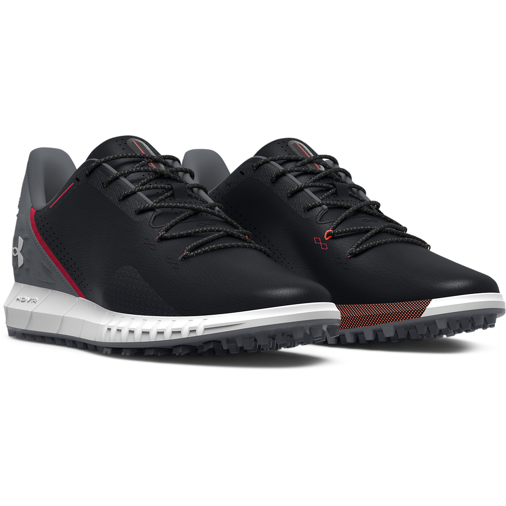 Under Armour HOVR Drive SL 2 Wide Golf Shoes - Black/Pitch Gray/Electric Tangerine 7 Under Armour HOVR Drive SL 2 Wide Golf Shoes - Black/Pitch Gray/Electric Tangerine - Image 5