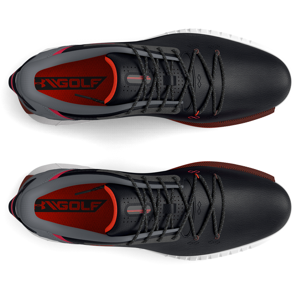 Under Armour HOVR Drive SL 2 Wide Golf Shoes - Black/Pitch Gray/Electric Tangerine 6 Under Armour HOVR Drive SL 2 Wide Golf Shoes - Black/Pitch Gray/Electric Tangerine - Image 4