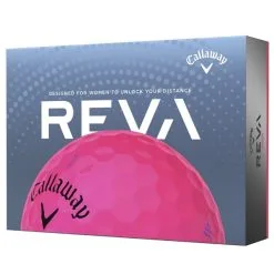 Callaway 2023 REVA Ladies Golf Balls - Pink / Dozen