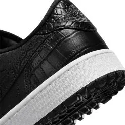 Nike Air Jordan 1 Low Golf Shoes - Black Croc -All Wedges Shop DD9315 003 8