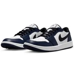 Nike Air Jordan 1 Low Golf Shoes - White/Midnight Navy -All Wedges Shop DD9315 104 2