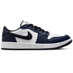 Nike Air Jordan 1 Low Golf Shoes - White/Midnight Navy