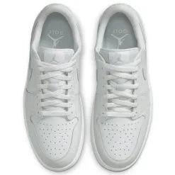 Nike Air Jordan 1 Low Golf Shoes - Triple White Croc -All Wedges Shop DD9315 110 3