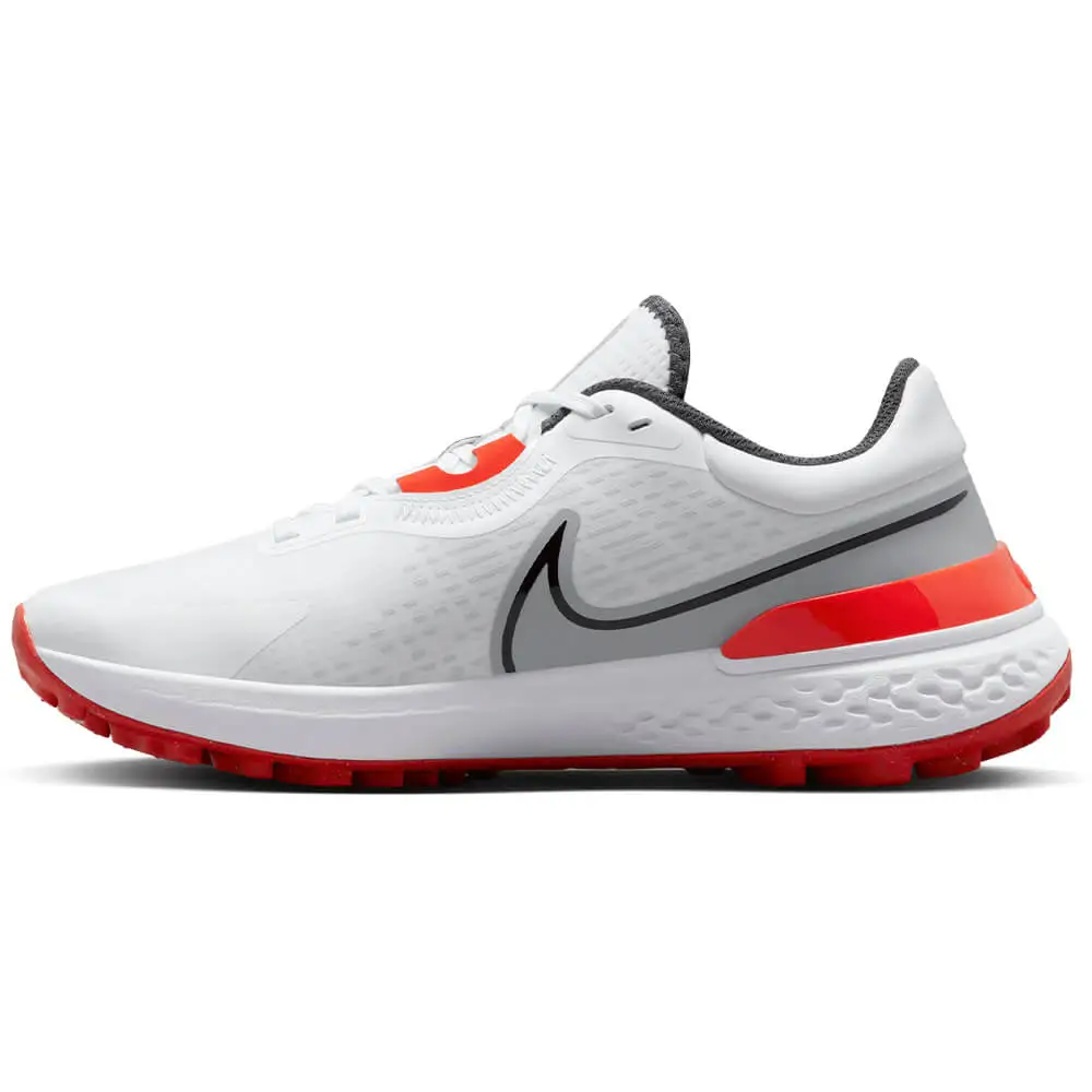 Nike Infinity Pro 2 Golf Shoes - White/Black/Wolf Grey/Picante Red 5 Nike Infinity Pro 2 Golf Shoes - White/Black/Wolf Grey/Picante Red - Image 3