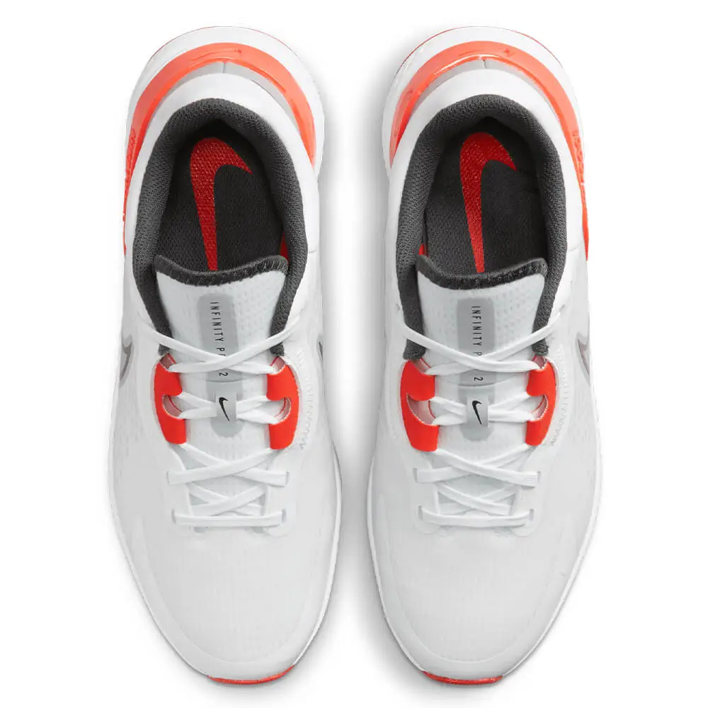 Nike Infinity Pro 2 Golf Shoes - White/Black/Wolf Grey/Picante Red 7 Nike Infinity Pro 2 Golf Shoes - White/Black/Wolf Grey/Picante Red - Image 5