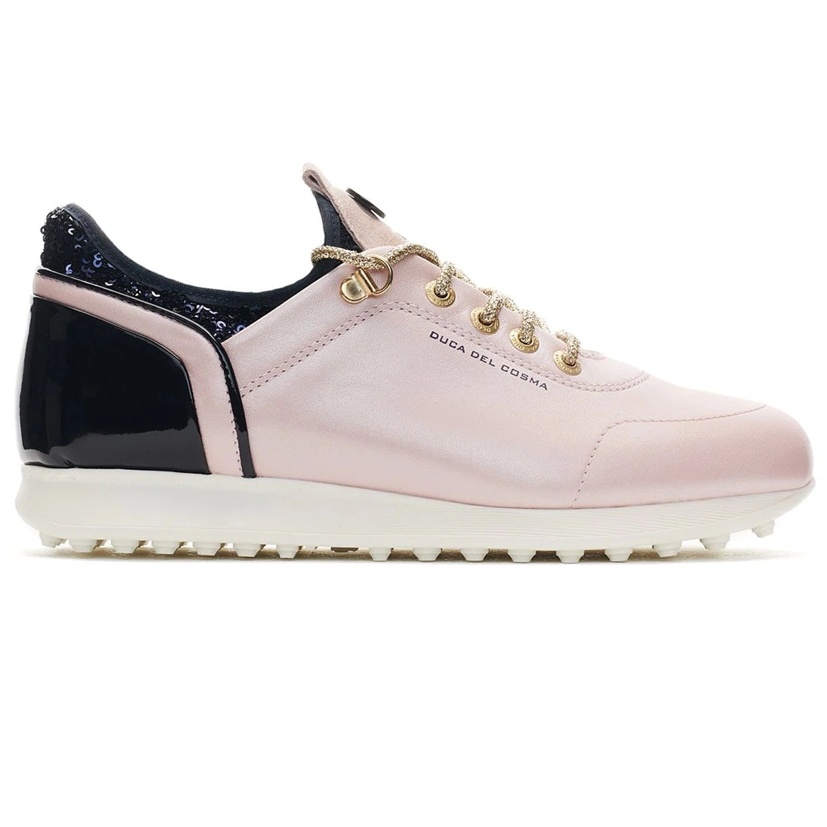 Duca Del Cosma Pose Ladies Golf Shoes - Pink/Navy 3 Duca Del Cosma Pose Ladies Golf Shoes - Pink/Navy