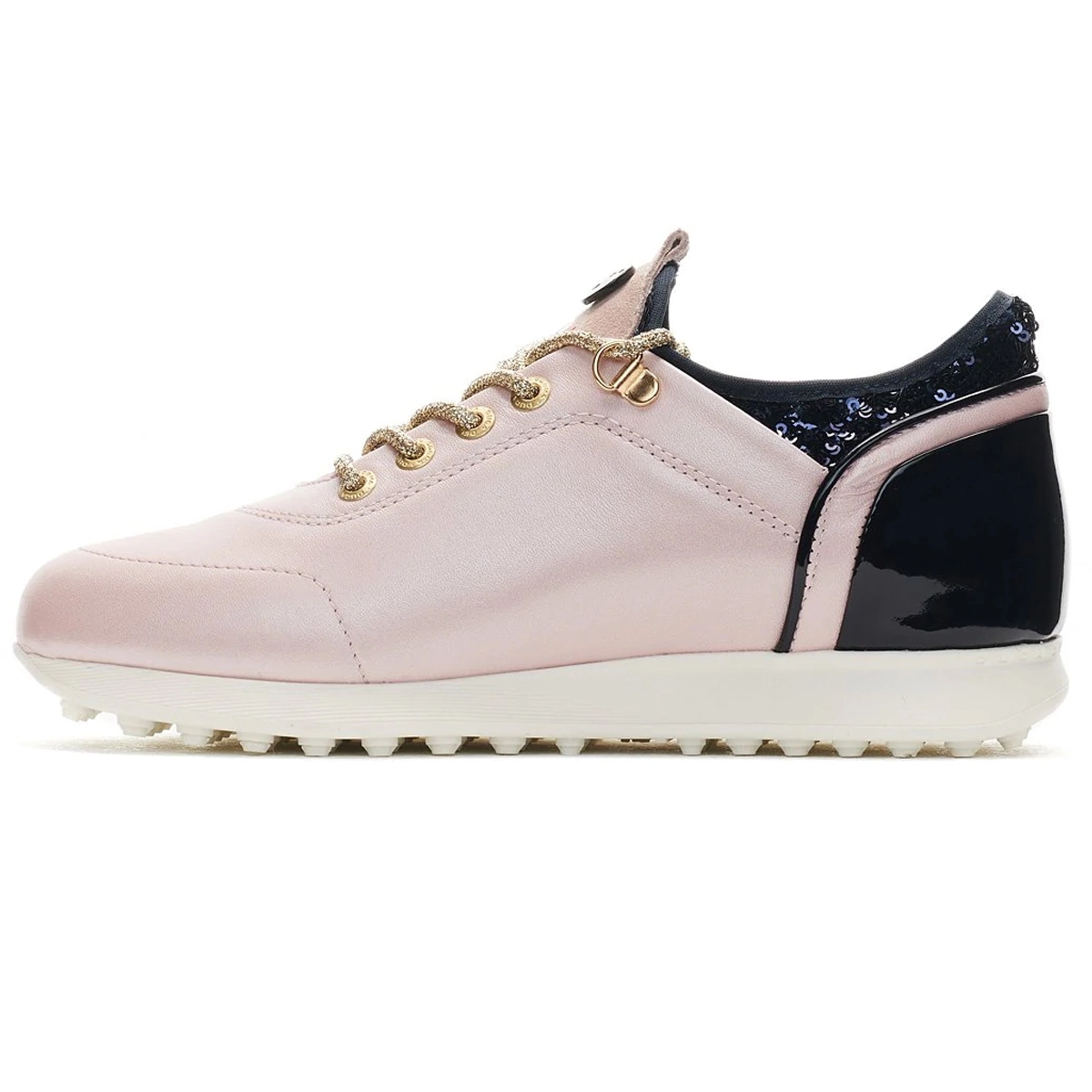 Duca Del Cosma Pose Ladies Golf Shoes - Pink/Navy 5 Duca Del Cosma Pose Ladies Golf Shoes - Pink/Navy - Image 3