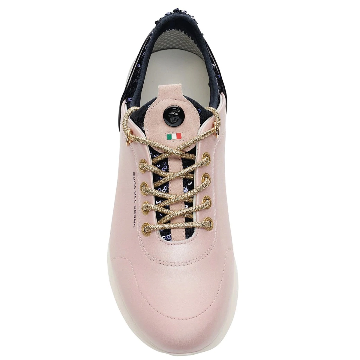 Duca Del Cosma Pose Ladies Golf Shoes - Pink/Navy 6 Duca Del Cosma Pose Ladies Golf Shoes - Pink/Navy - Image 4