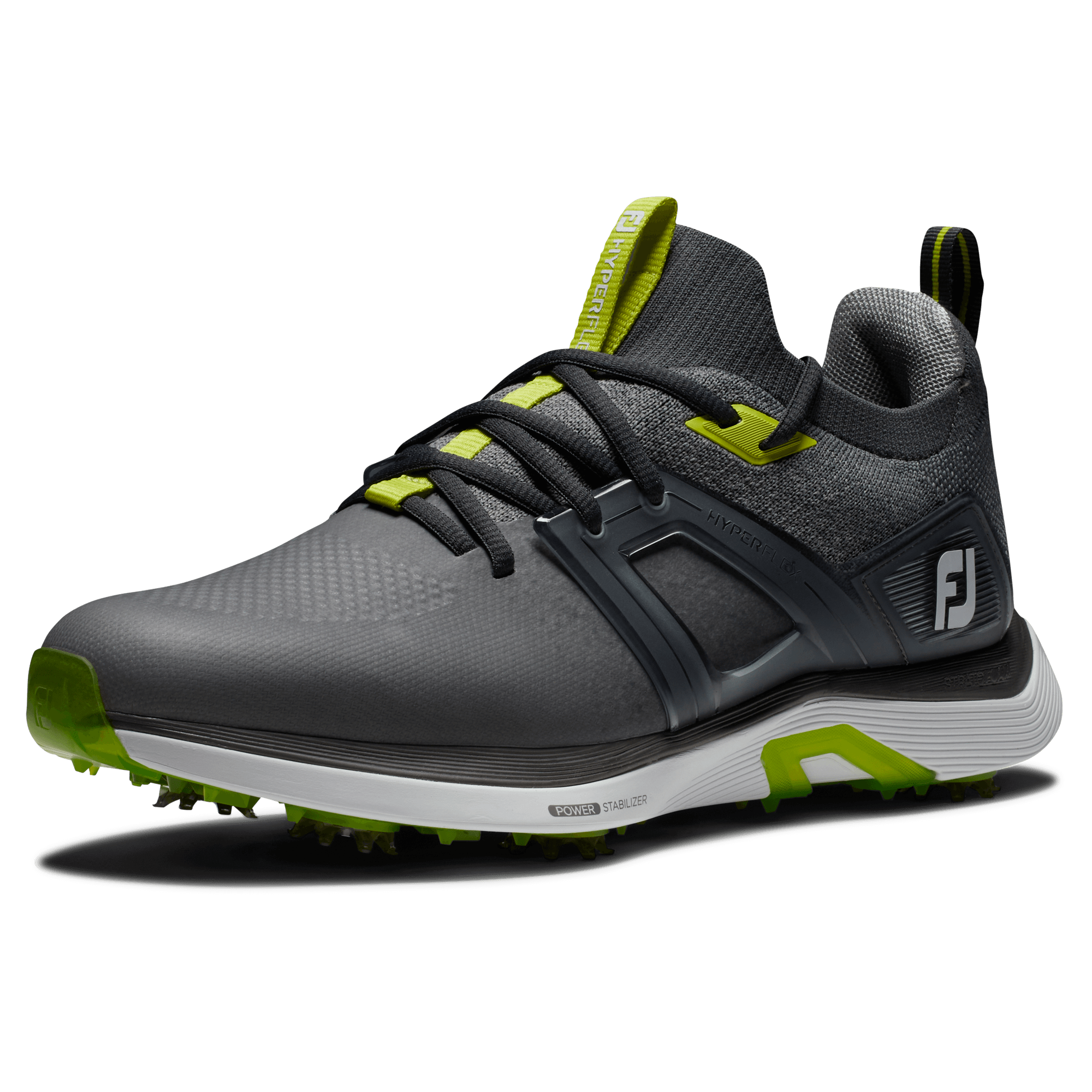 FootJoy Hyperflex Golf Shoes - #51044 Charcoal/Grey/Lime 5 FootJoy Hyperflex Golf Shoes - #51044 Charcoal/Grey/Lime - Image 3