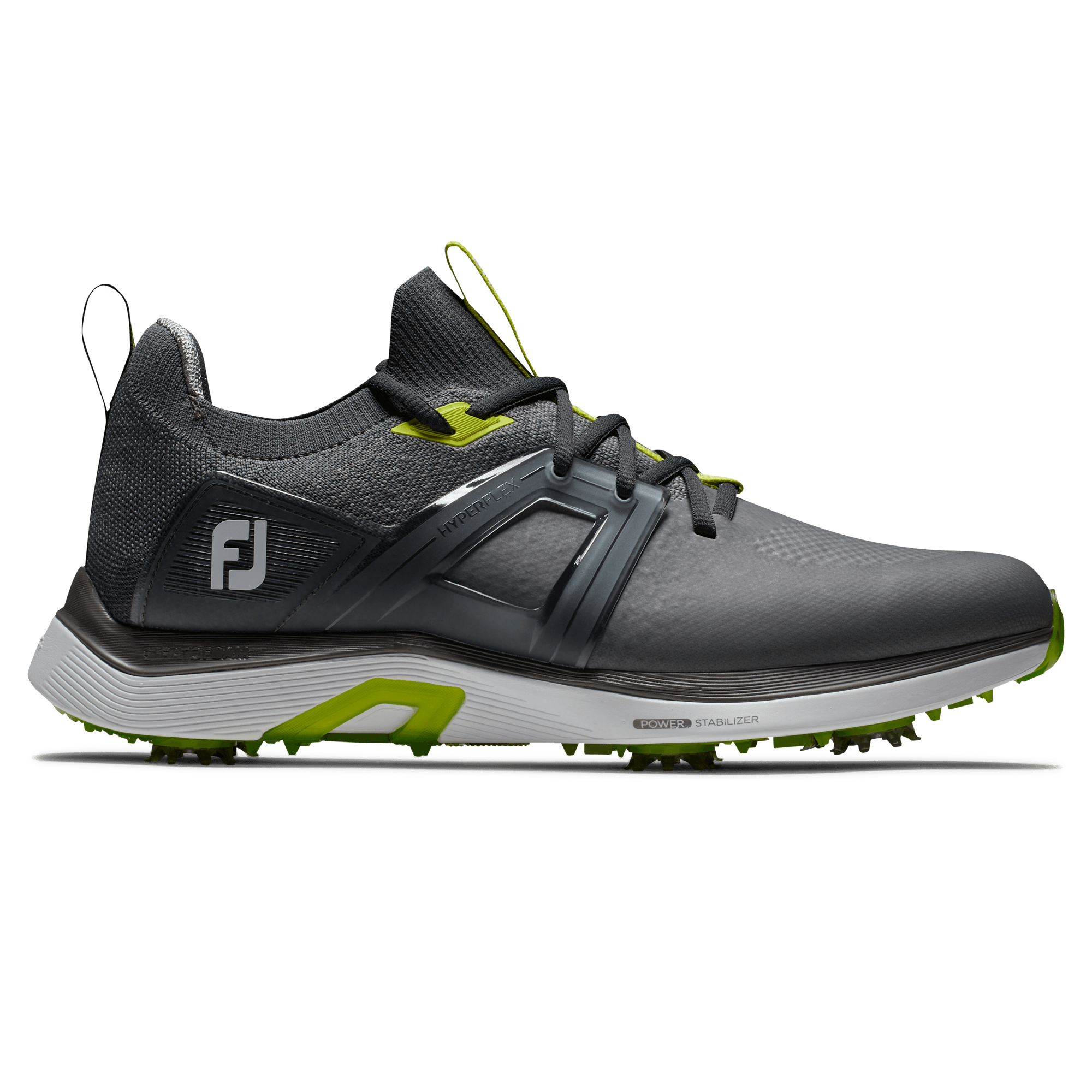 FootJoy Hyperflex Golf Shoes - #51044 Charcoal/Grey/Lime 3 FootJoy Hyperflex Golf Shoes - #51044 Charcoal/Grey/Lime