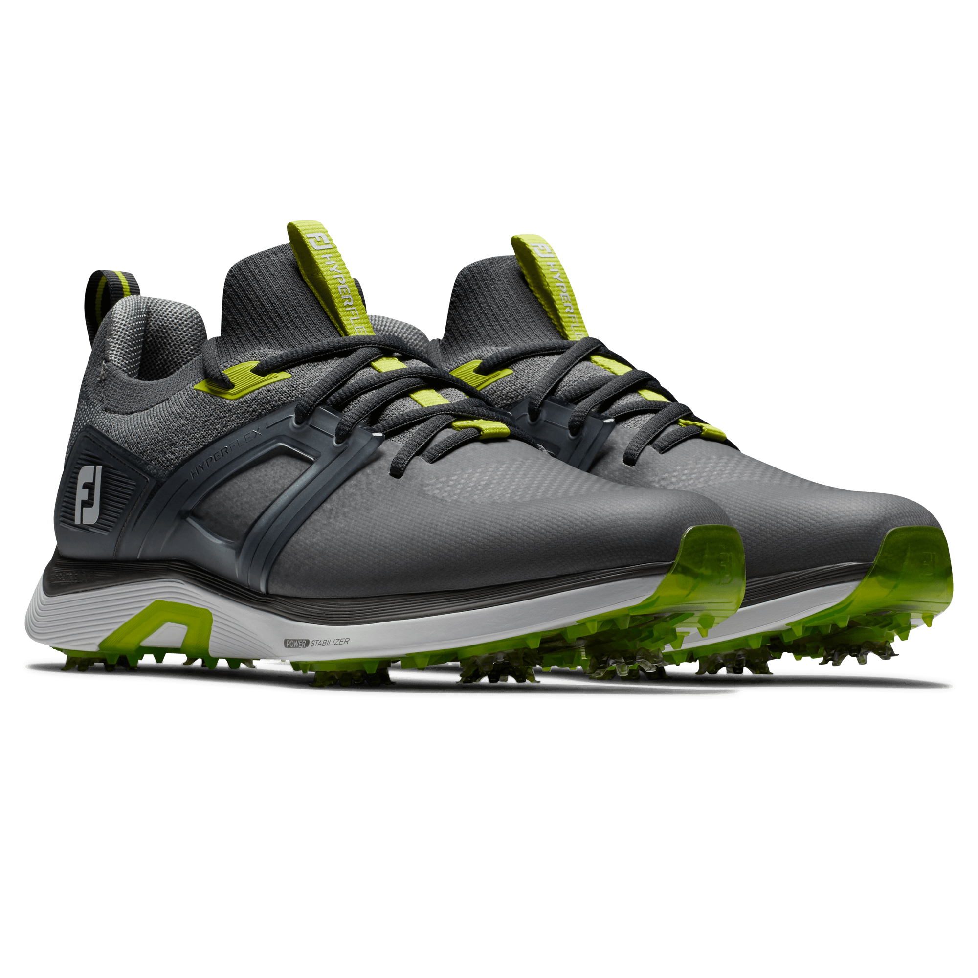 FootJoy Hyperflex Golf Shoes - #51044 Charcoal/Grey/Lime 8 FootJoy Hyperflex Golf Shoes - #51044 Charcoal/Grey/Lime - Image 6