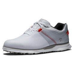 FootJoy Pro SL Sport Golf Shoes - #53853 White/Grey/Orange -All Wedges Shop FJ 53853 00