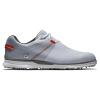 FootJoy Pro SL Sport Golf Shoes - #53853 White/Grey/Orange -All Wedges Shop FJ 53853 01