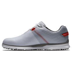 FootJoy Pro SL Sport Golf Shoes - #53853 White/Grey/Orange -All Wedges Shop FJ 53853 02