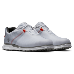 FootJoy Pro SL Sport Golf Shoes - #53853 White/Grey/Orange -All Wedges Shop FJ 53853 04