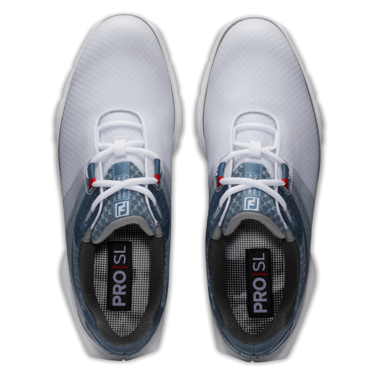 FootJoy Pro SL Sport Golf Shoes - #53853 White/Blue Fog/Navy 7 FootJoy Pro SL Sport Golf Shoes - #53853 White/Blue Fog/Navy - Image 5