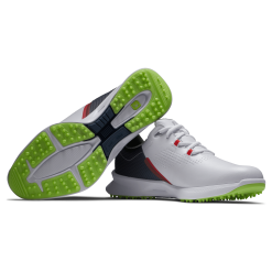 FootJoy Fuel Golf Shoes - #55452 White/Navy/Lime -All Wedges Shop FJ 55452 05