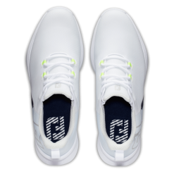 FootJoy Fuel Sport Golf Shoes - #55453 White/Navy/Green -All Wedges Shop FJ 55453 06