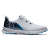 FootJoy Fuel Sport Golf Shoes - #55454 White/Navy/Blue -All Wedges Shop FJ 55454 01