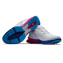 FootJoy Fuel Sport Golf Shoes - #55455 White/Pink/Blue -All Wedges Shop FJ 55455 05