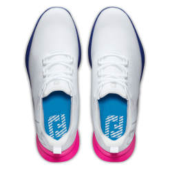 FootJoy Fuel Sport Golf Shoes - #55455 White/Pink/Blue -All Wedges Shop FJ 55455 06