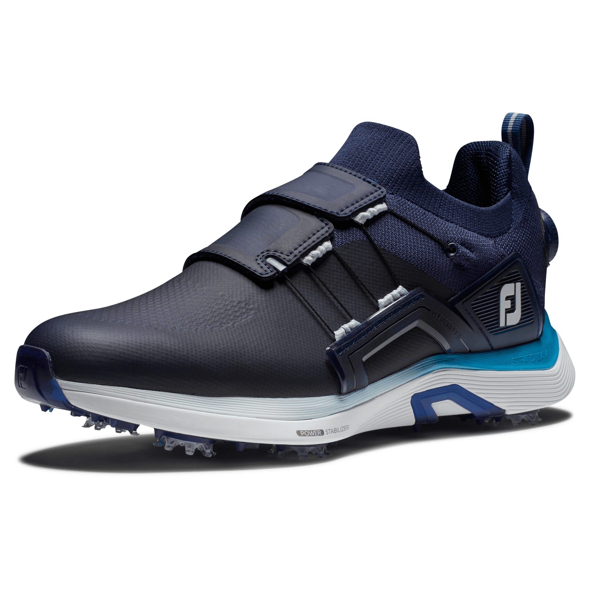 FootJoy Hyperflex BOA Golf Shoes - #55456 Navy/Blue/White 6 FootJoy Hyperflex BOA Golf Shoes - #55456 Navy/Blue/White - Image 4