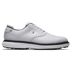 FootJoy Traditions Golf Shoes - #57927 White/White/Navy