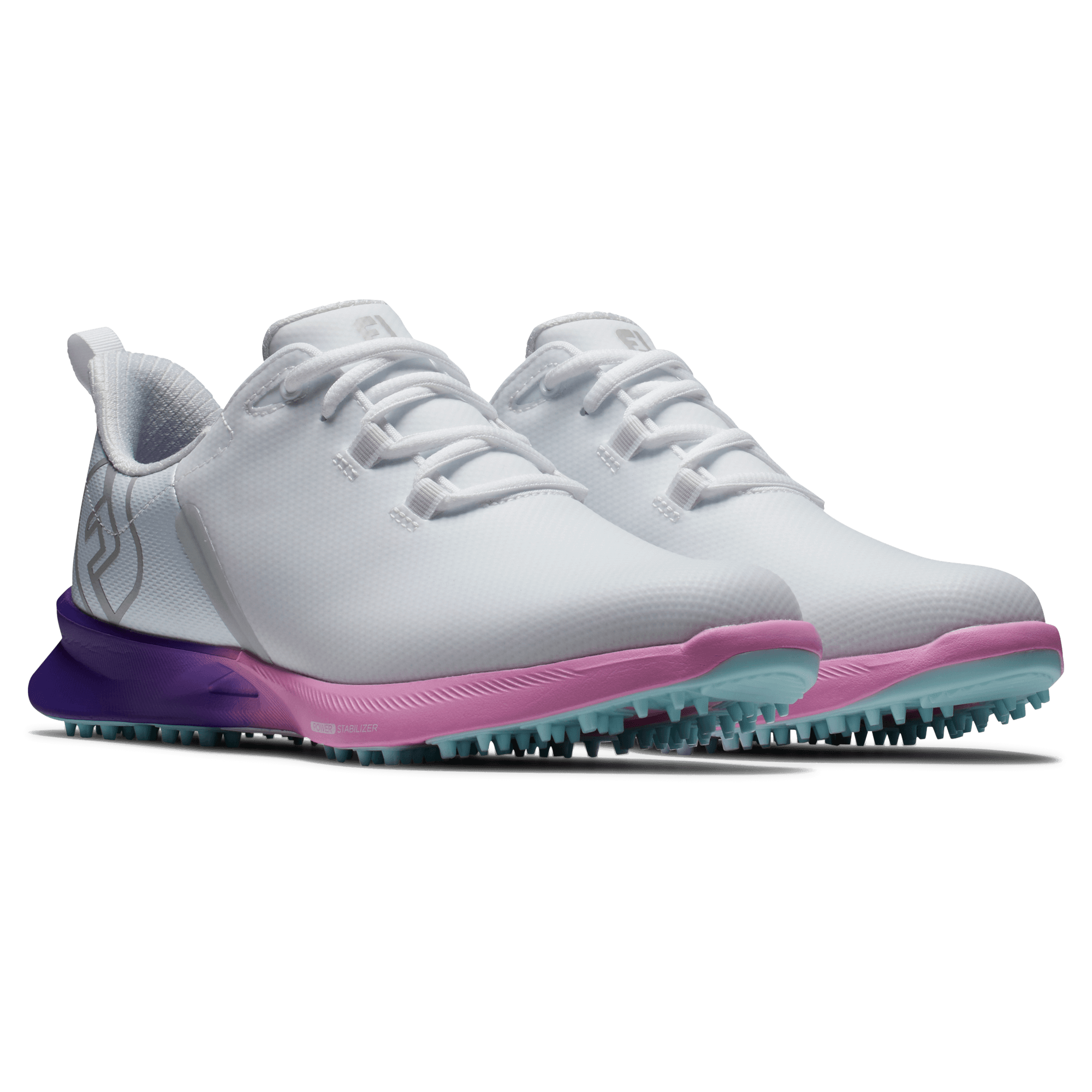 FootJoy Fuel Sport Ladies Golf Shoes - #90547 White/Purple/Pink 8 FootJoy Fuel Sport Ladies Golf Shoes - #90547 White/Purple/Pink - Image 6