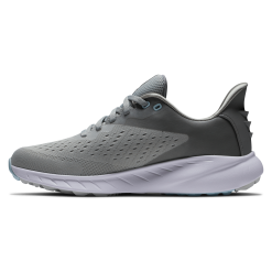 FootJoy FJ Flex XP Ladies Golf Shoes - #95424 Grey/Blue/White -All Wedges Shop FJ 95424 02