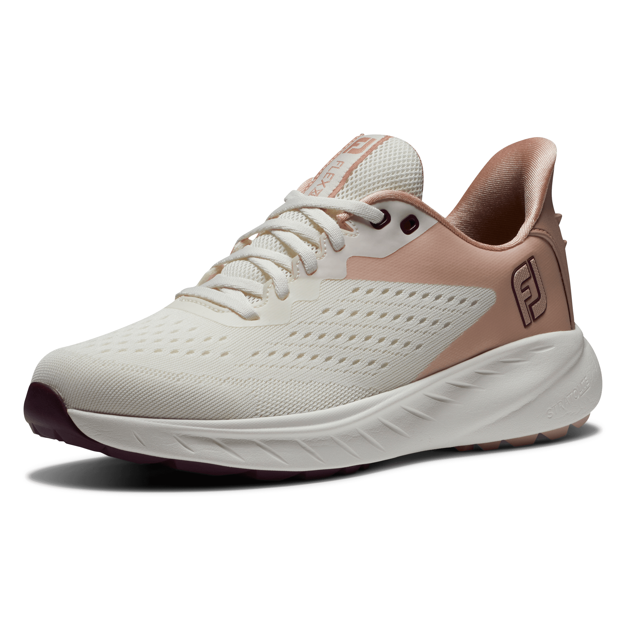 FootJoy FJ Flex XP Ladies Golf Shoes - #95446 Beige/Peach/Blue 6 FootJoy FJ Flex XP Ladies Golf Shoes - #95446 Beige/Peach/Blue - Image 4