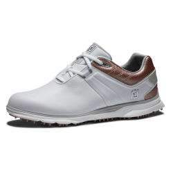 FootJoy Pro SL Ladies Golf Shoes - #98140 White/Rose Gold 12 FootJoy Pro SL Ladies Golf Shoes - #98140 White/Rose Gold -All Wedges Shop FJ 98140 00