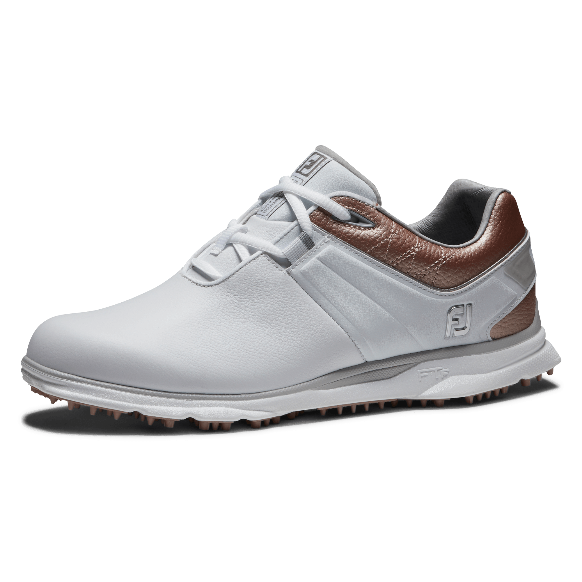 FootJoy Pro SL Ladies Golf Shoes - #98140 White/Rose Gold 6 FootJoy Pro SL Ladies Golf Shoes - #98140 White/Rose Gold - Image 4