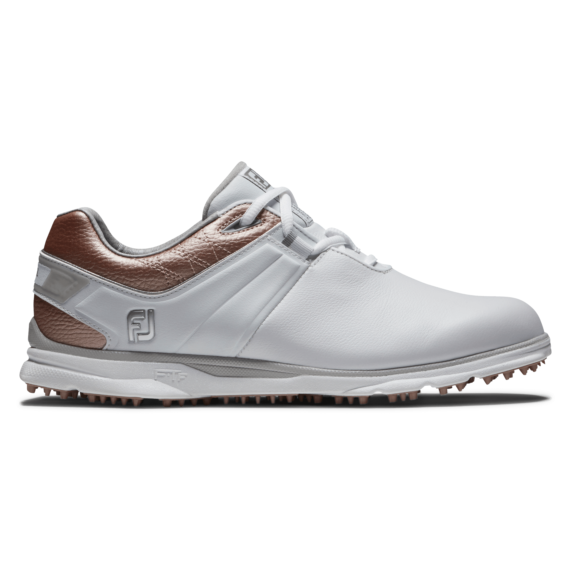 FootJoy Pro SL Ladies Golf Shoes - #98140 White/Rose Gold 3 FootJoy Pro SL Ladies Golf Shoes - #98140 White/Rose Gold