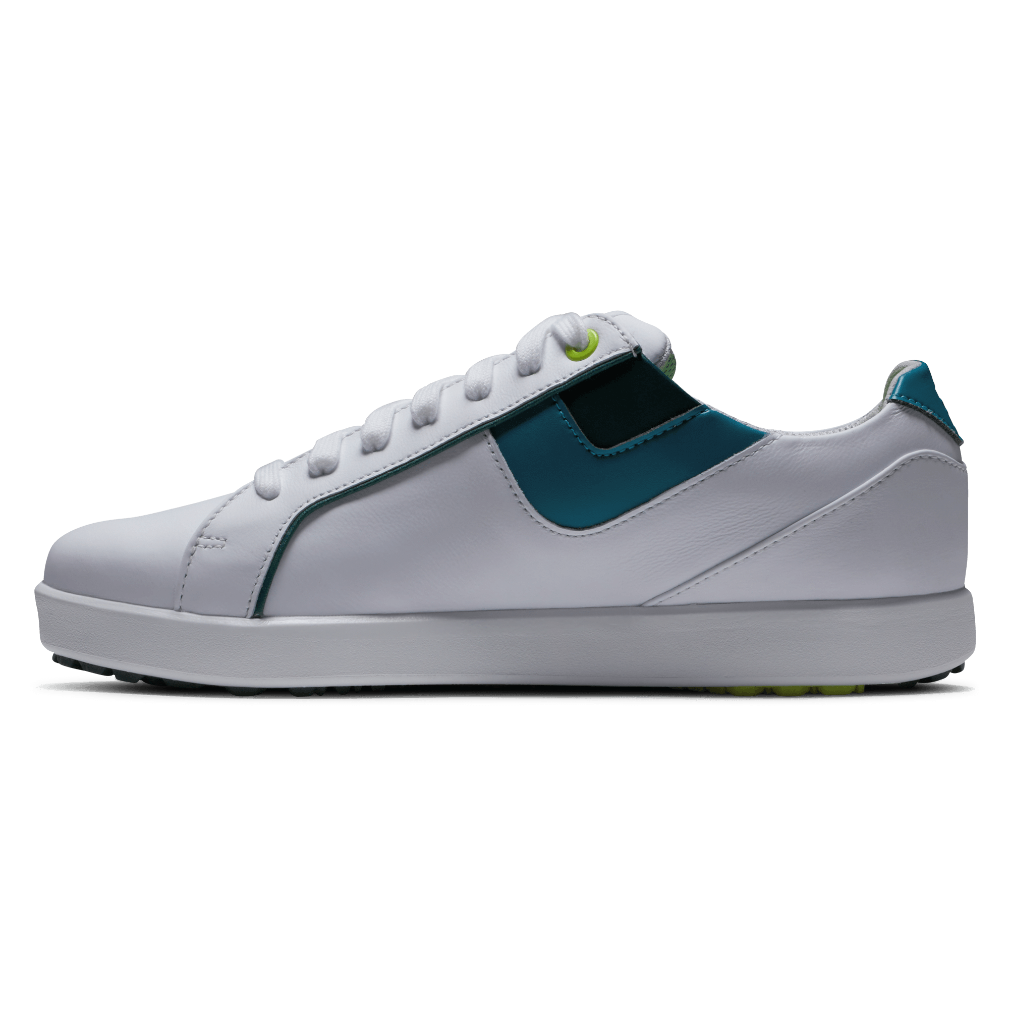 FootJoy Ladies Links Golf Shoes - #98157 White/Green/Blue 5 FootJoy Ladies Links Golf Shoes - #98157 White/Green/Blue - Image 3
