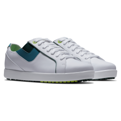 FootJoy Ladies Links Golf Shoes - #98157 White/Green/Blue 13 FootJoy Ladies Links Golf Shoes - #98157 White/Green/Blue -All Wedges Shop FJ 98157 04