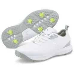 PUMA Fusion FX Tech Golf Shoes - Puma White/Puma Silver/High Rise -All Wedges Shop PUMA20Fusion20FX20Tech20Golf20Shoes20Puma20White20Puma20Silver20High20Rise2032028129