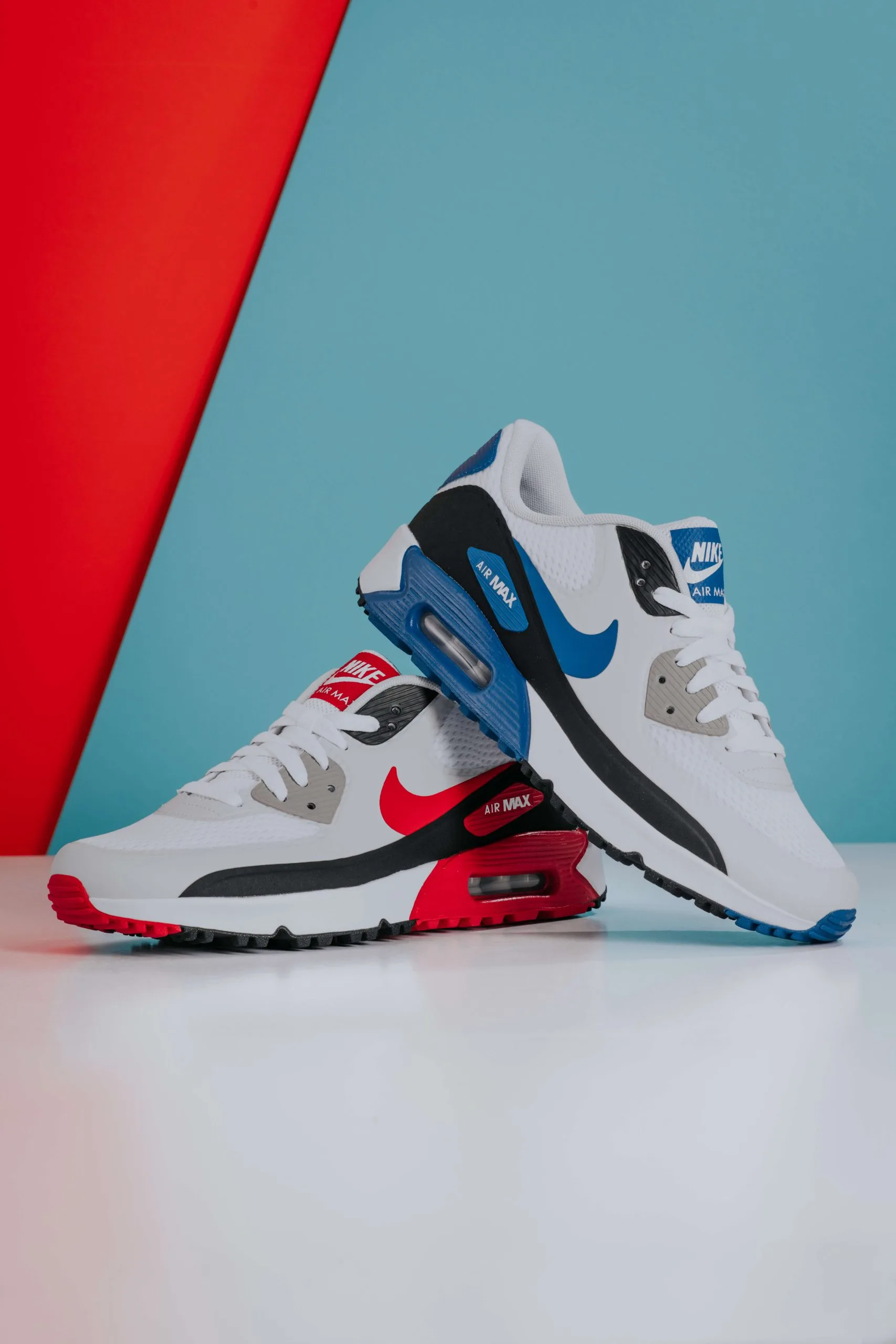 Nike Air Max 90 G Golf Shoes - White/Game Royal/Black/Photon Dust 13 Nike Air Max 90 G Golf Shoes - White/Game Royal/Black/Photon Dust - Image 11