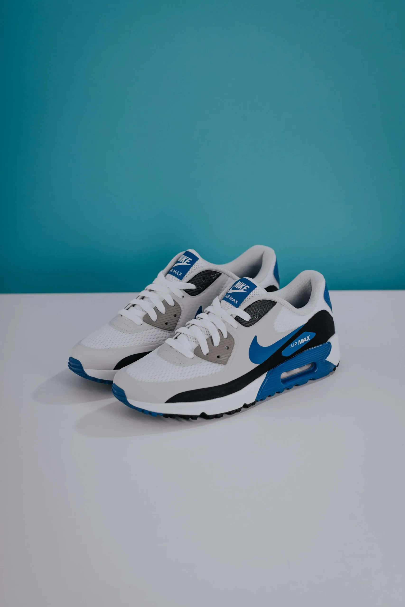Nike Air Max 90 G Golf Shoes - White/Game Royal/Black/Photon Dust 11 Nike Air Max 90 G Golf Shoes - White/Game Royal/Black/Photon Dust - Image 9