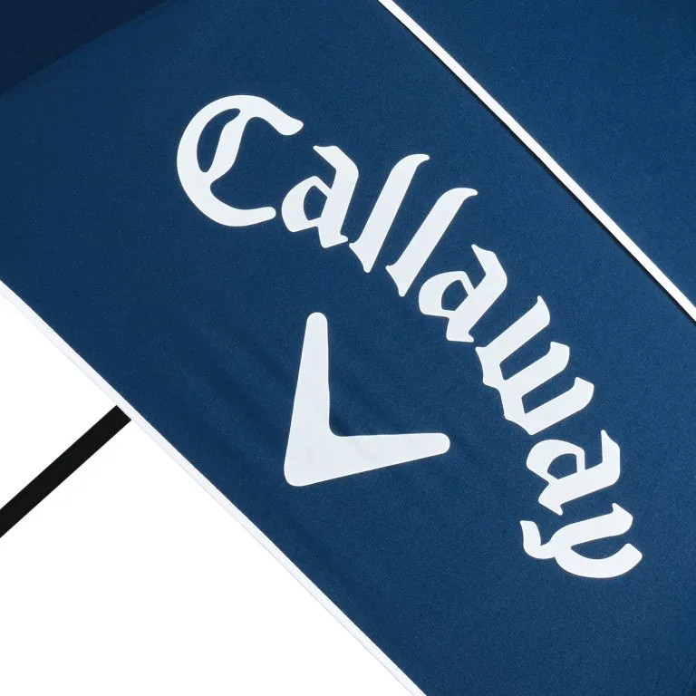 Callaway Shield 64 Inch Double Canopy Golf Umbrella - Navy/White 5 Callaway Shield 64 Inch Double Canopy Golf Umbrella - Navy/White - Image 3
