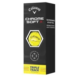 Callaway Chrome Soft X Triple Track Golf Balls - Yellow / Dozen -All Wedges Shop callaway chrome soft x tripletrack yellow 5