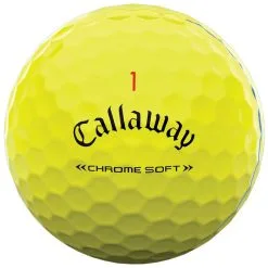 Callaway Chrome Soft Triple Track Golf Balls - Yellow / Dozen -All Wedges Shop callaway chromesoft tripletrack yellow 22028129