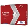 Callaway Chrome Soft Triple Track Golf Balls - White / Dozen -All Wedges Shop callaway chromesoft white tripletrack 1