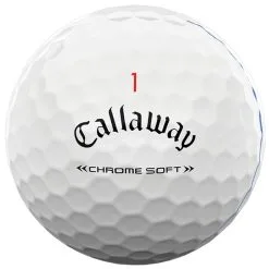 Callaway Chrome Soft Triple Track Golf Balls - White / Dozen -All Wedges Shop callaway chromesoft white tripletrack 3