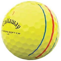 Callaway Chrome Soft X LS Triple Track Golf Balls - Yellow / Dozen -All Wedges Shop callaway chromesoft x ls tripletrack yellow 2